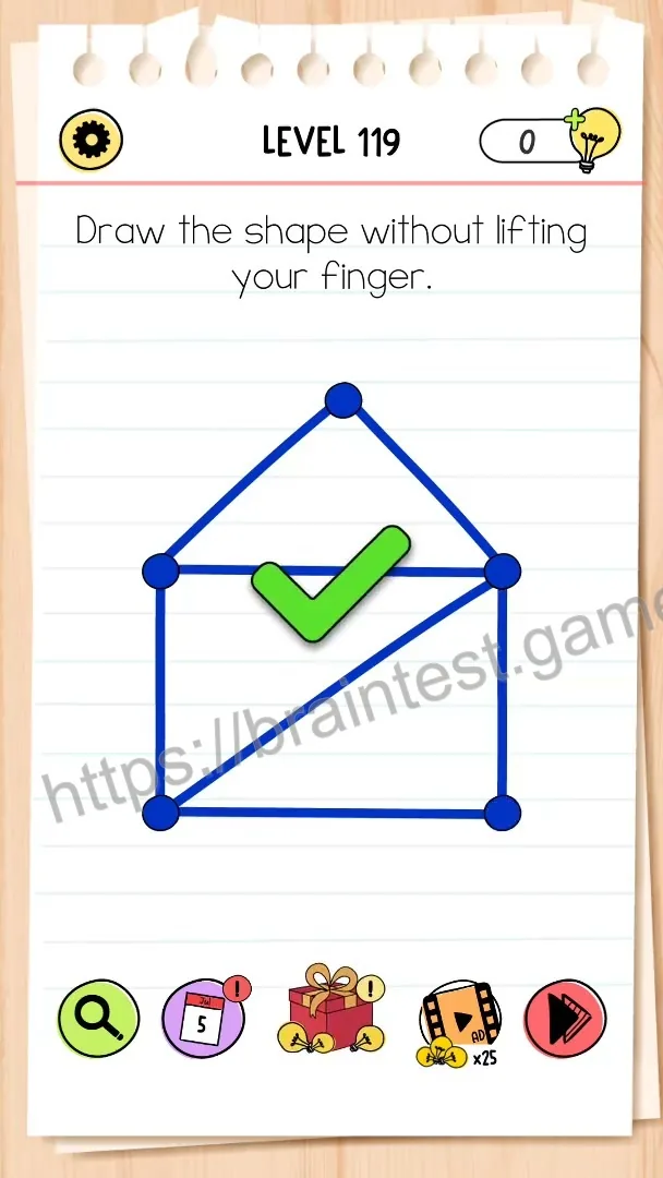 Brain Test Level 119 - Step 2