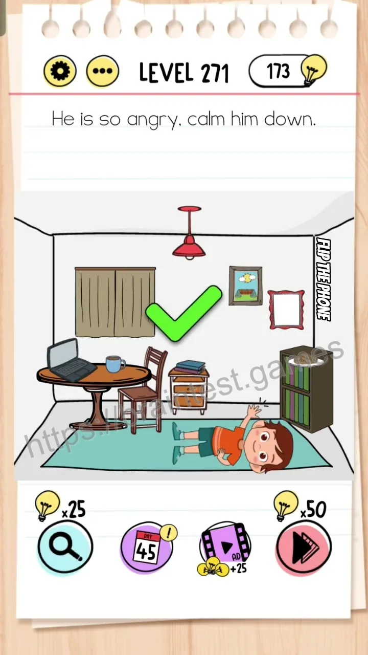 Brain Test Level 271 - Step 2