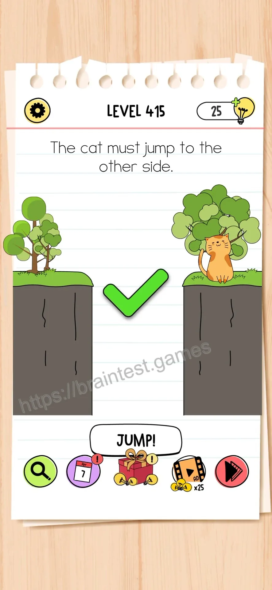 Brain Test Level 415 - Step 2