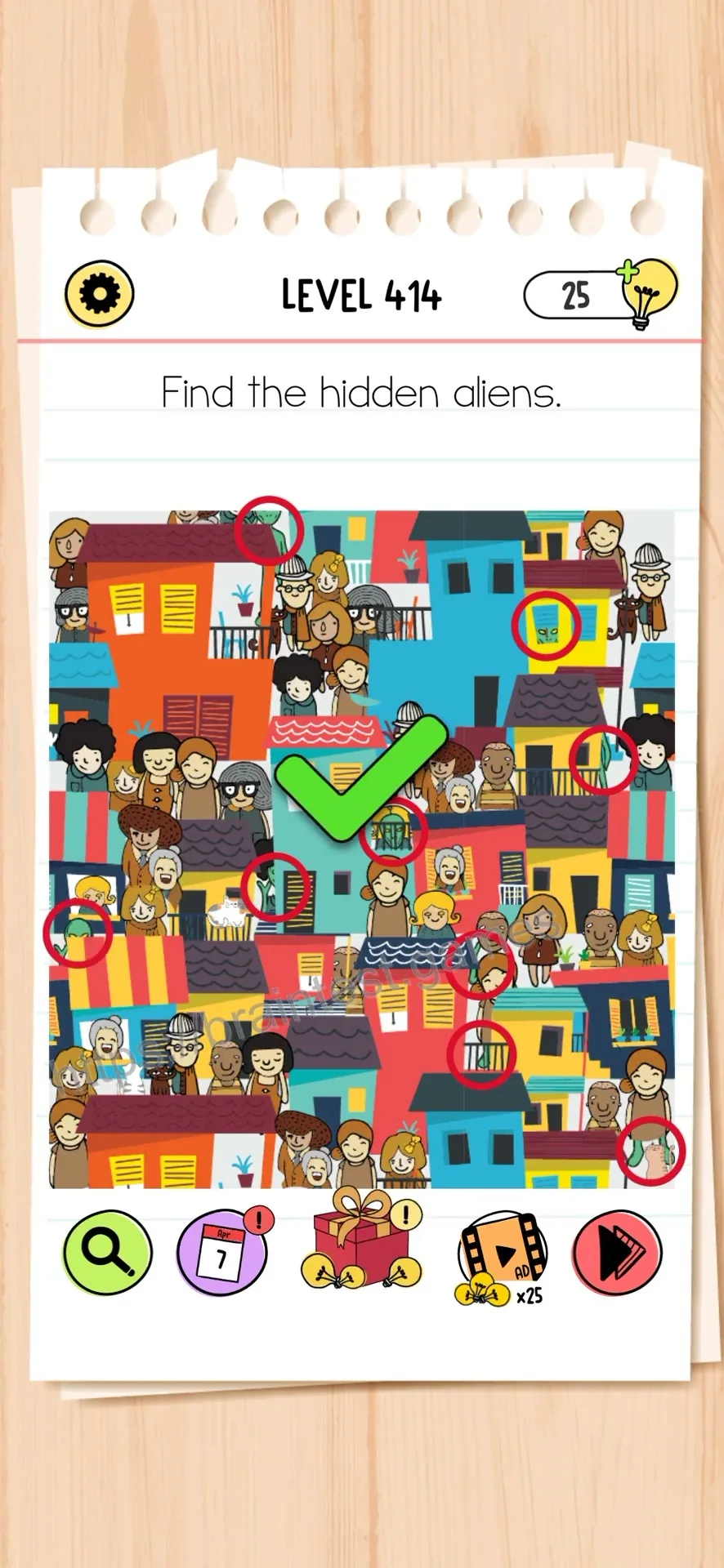 Brain Test Level 414 - Step 2