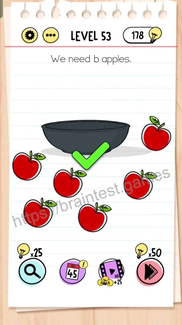 Brain Test Level 53 - Step 2