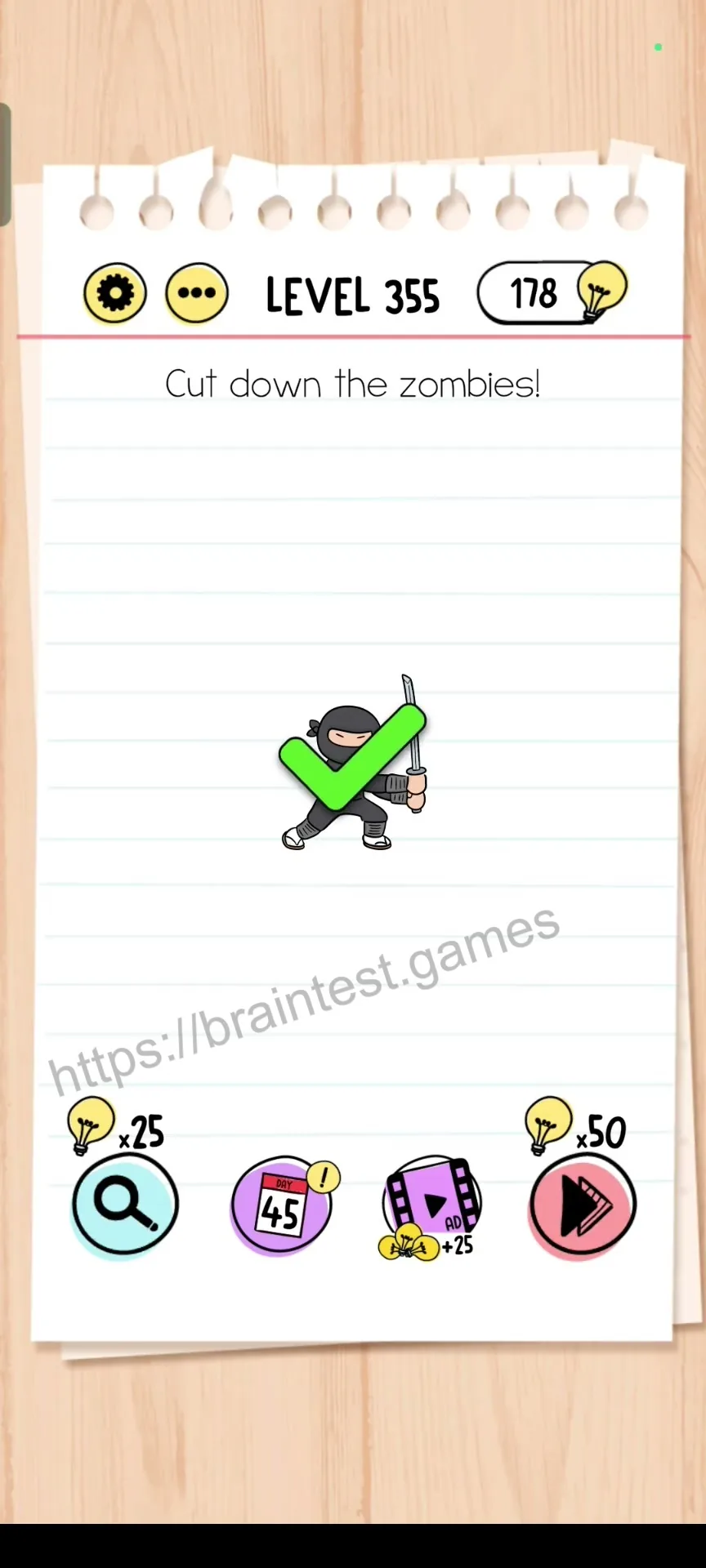 Brain Test Level 355 - Step 2