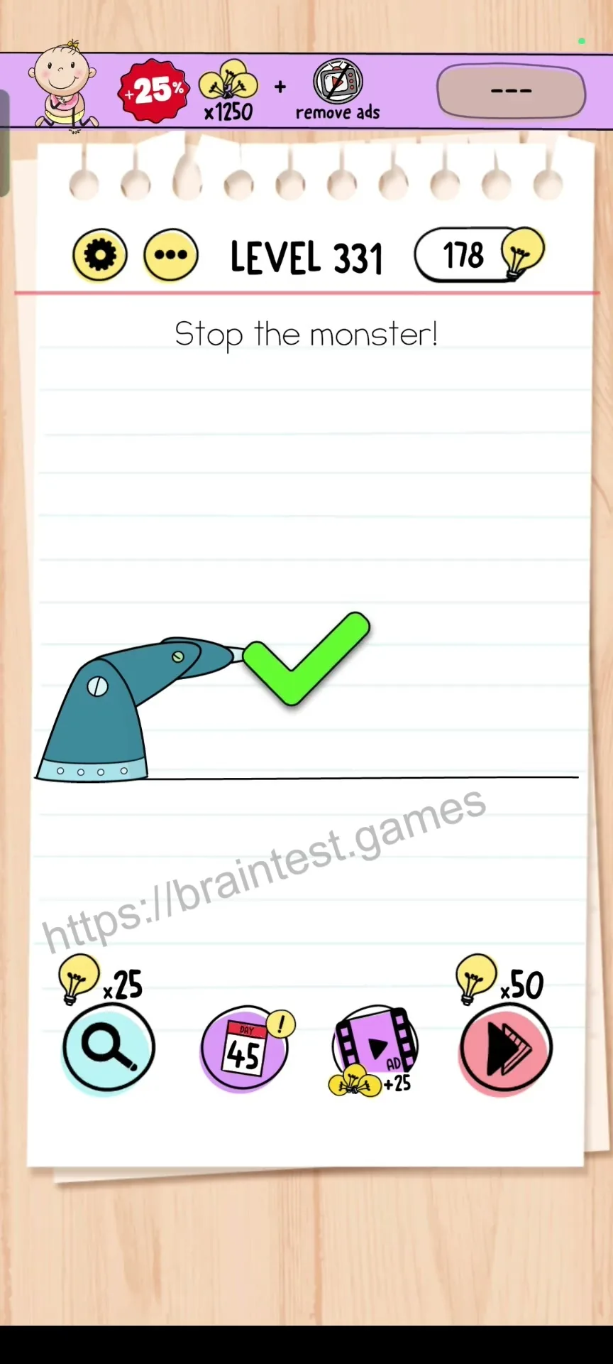 Brain Test Level 331 - Step 2