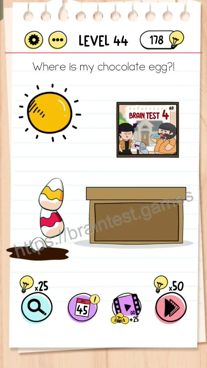 Brain Test Level 44