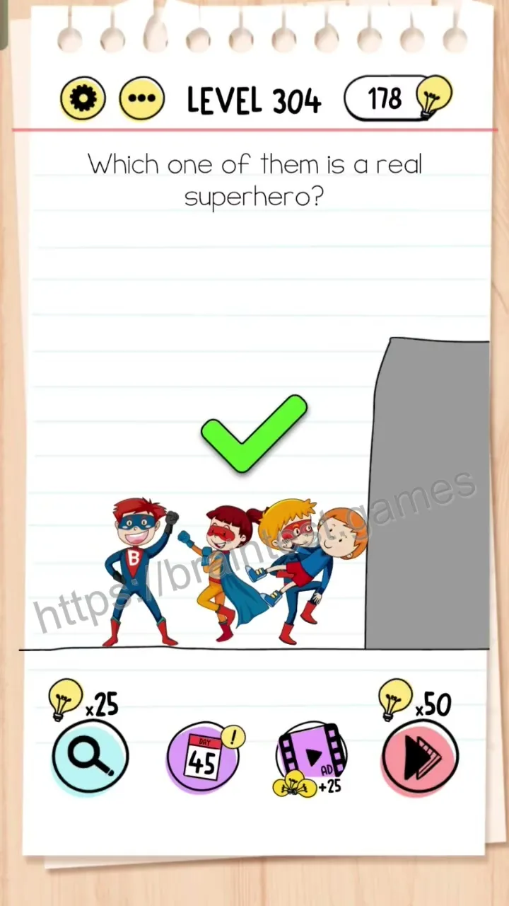 Brain Test Level 304 - Step 2