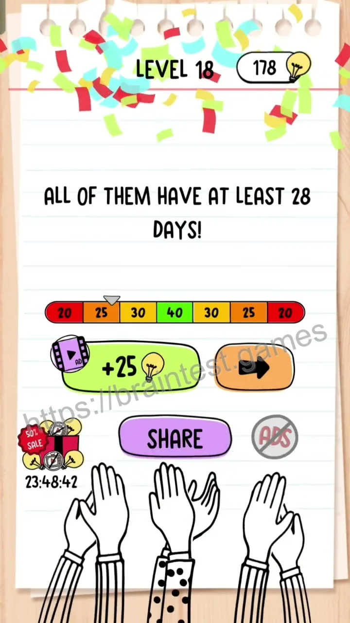 Brain Test Level 18 - Step 2