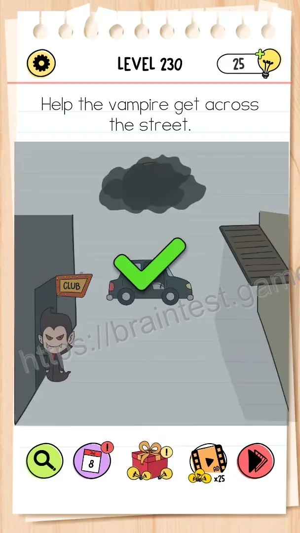 Brain Test Level 230 - Step 2