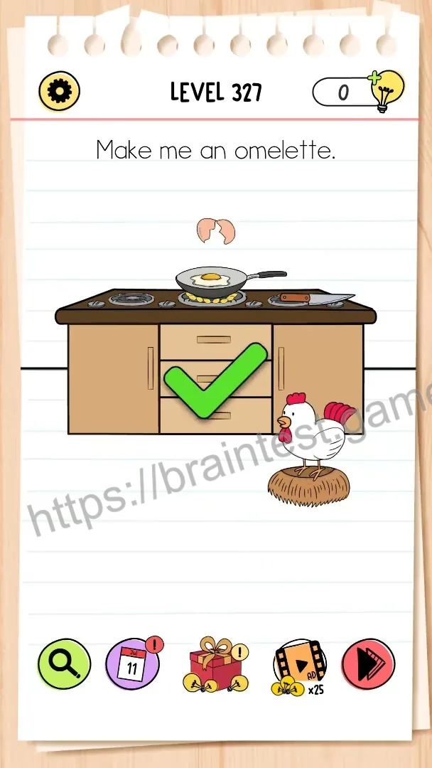 Brain Test Level 327 - Step 2