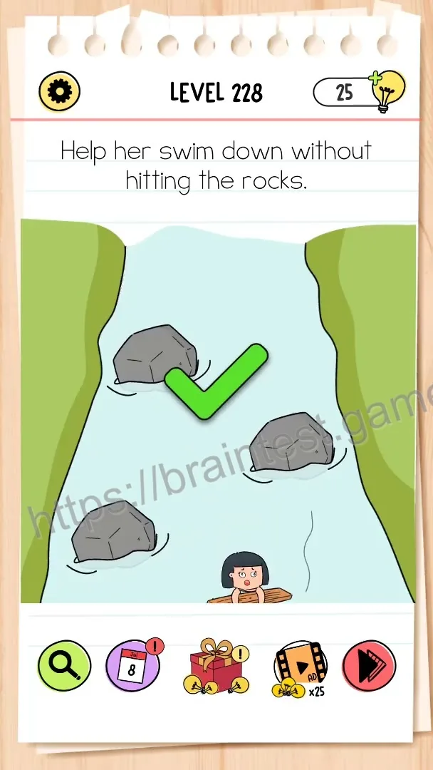 Brain Test Level 228 - Step 2