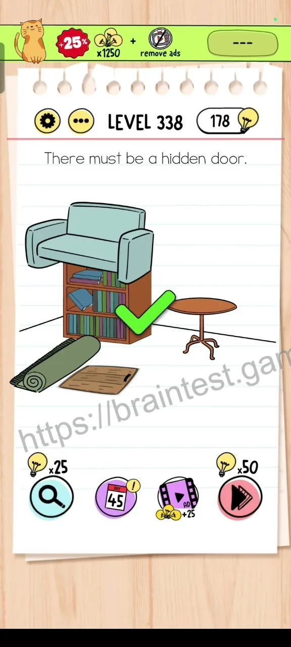 Brain Test Level 338 - Step 2