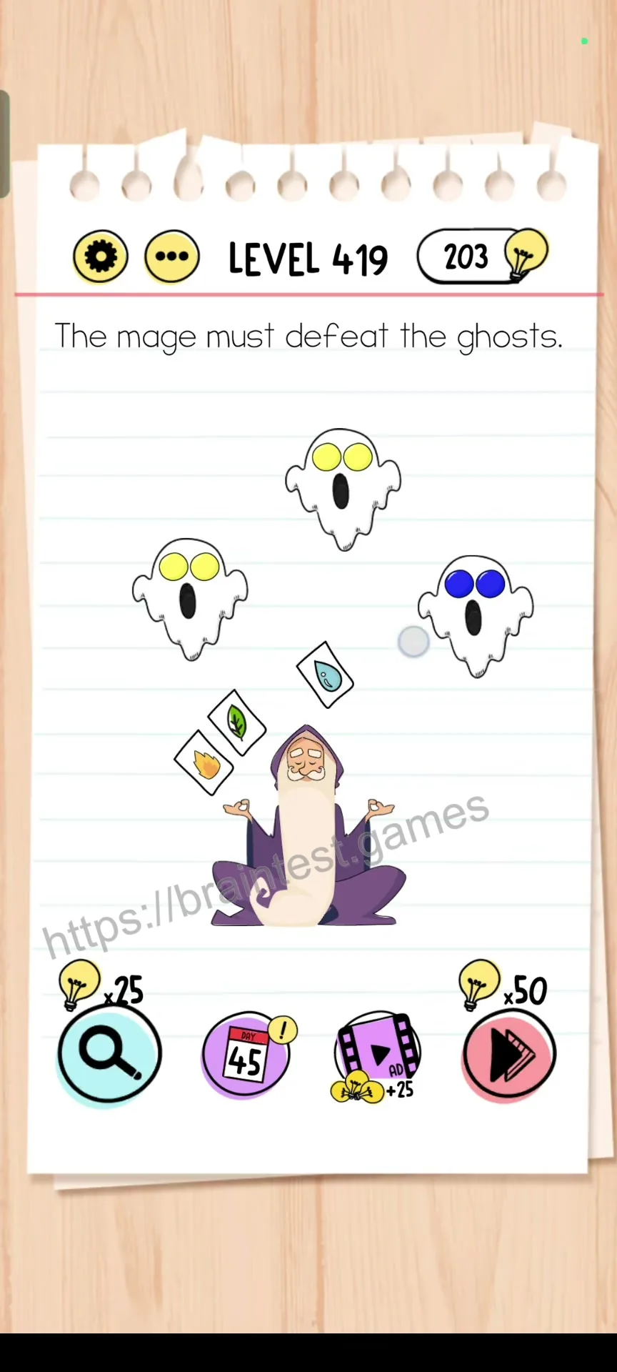 Brain Test Level 419 - Step 1