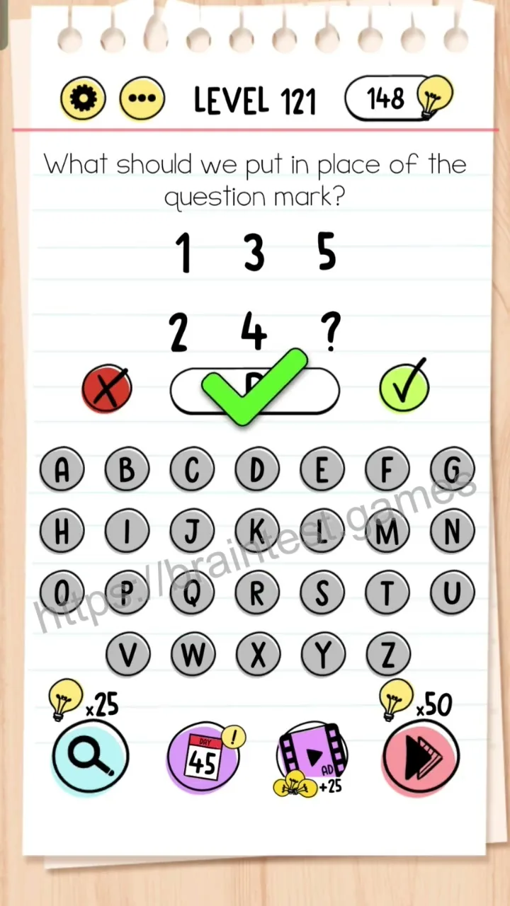 Brain Test Level 121 - Step 2