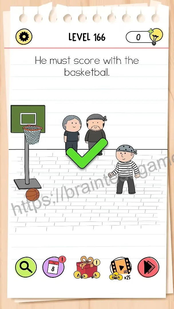 Brain Test Level 166 - Step 2