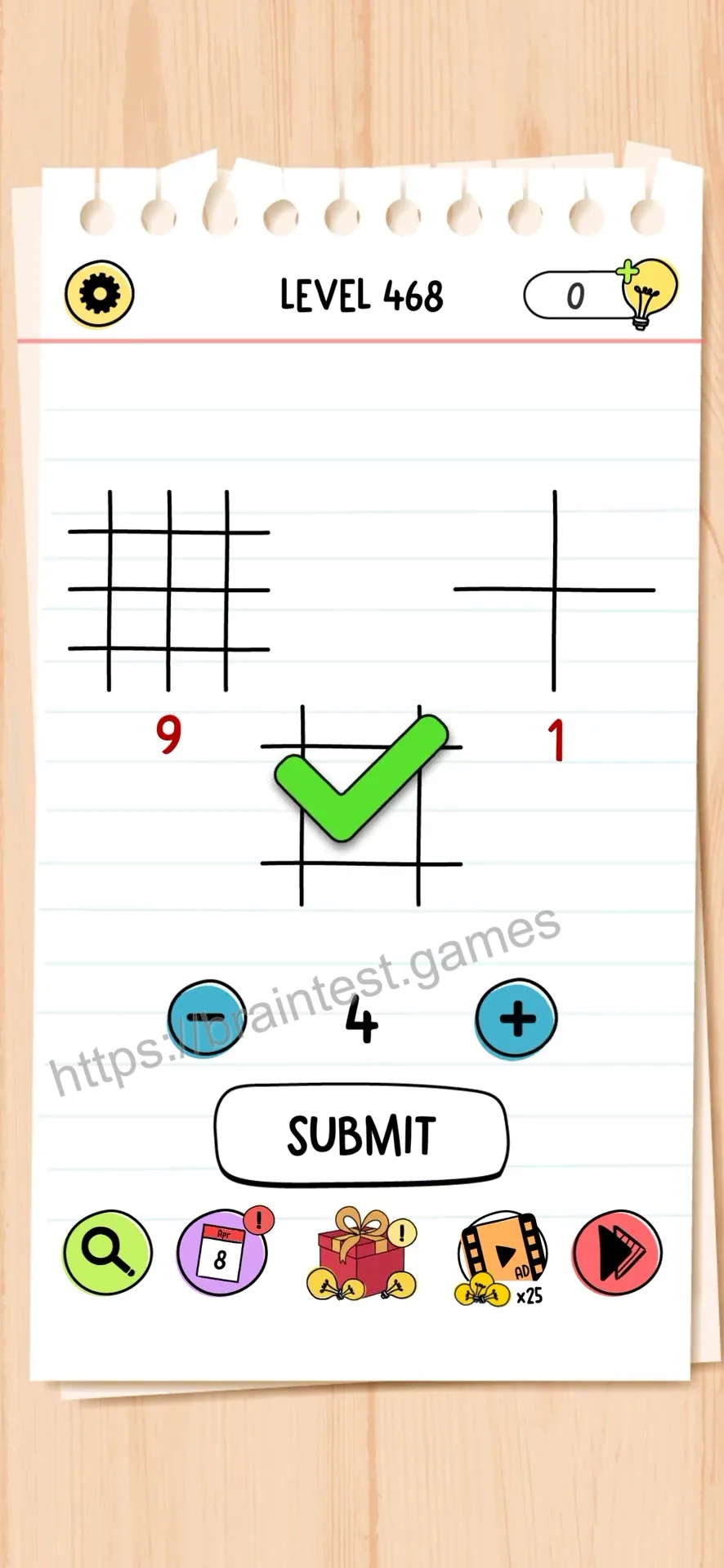 Brain Test Level 468 - Step 2