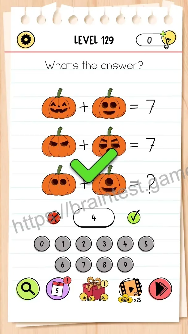 Brain Test Level 129