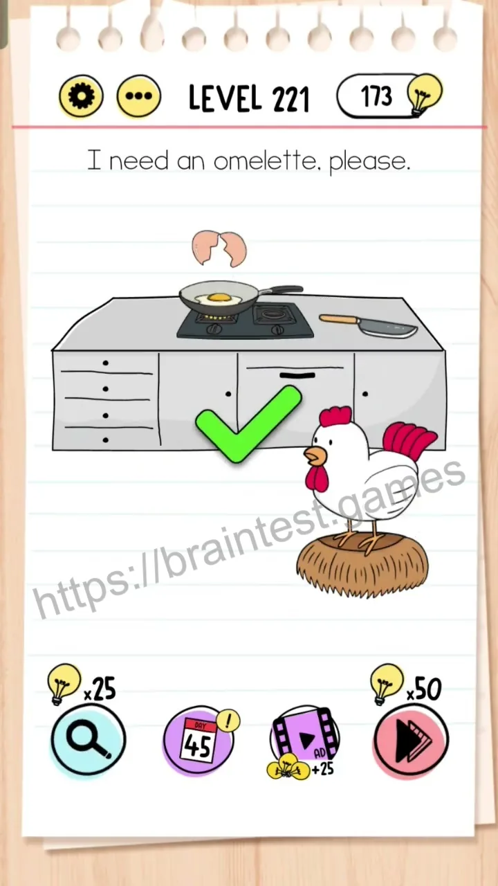 Brain Test Level 221 - Step 2
