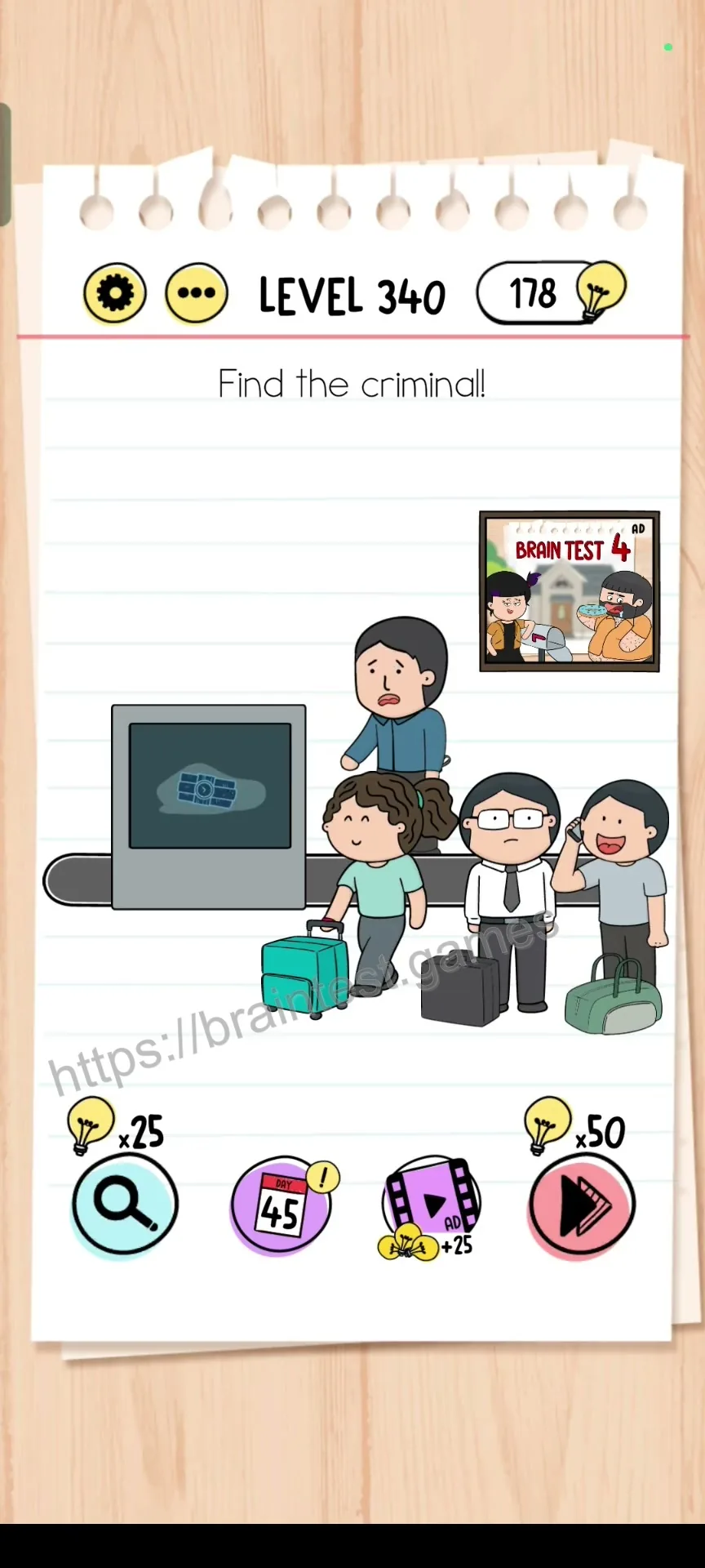 Brain Test Level 340