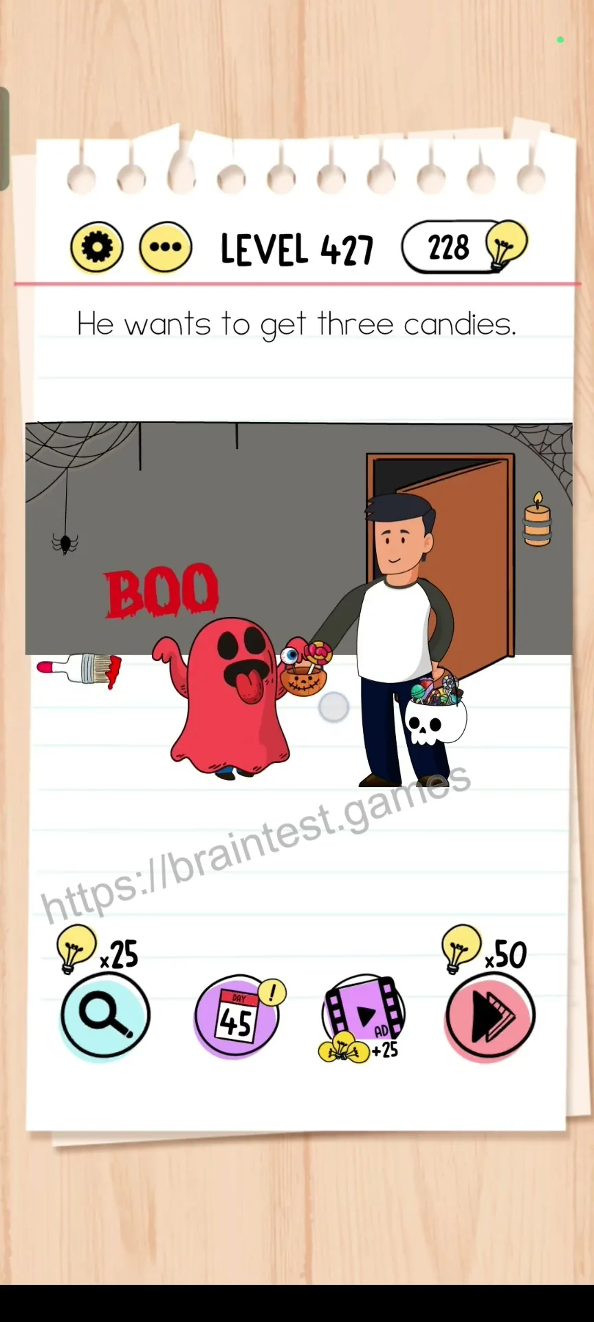 Brain Test Level 427 - Step 1