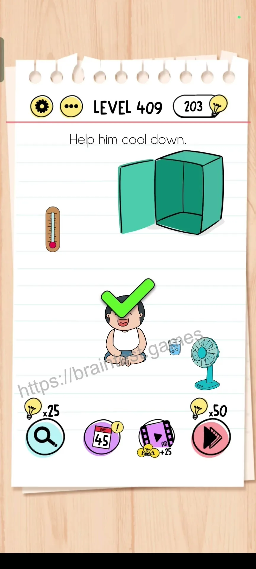 Brain Test Level 409 - Step 2