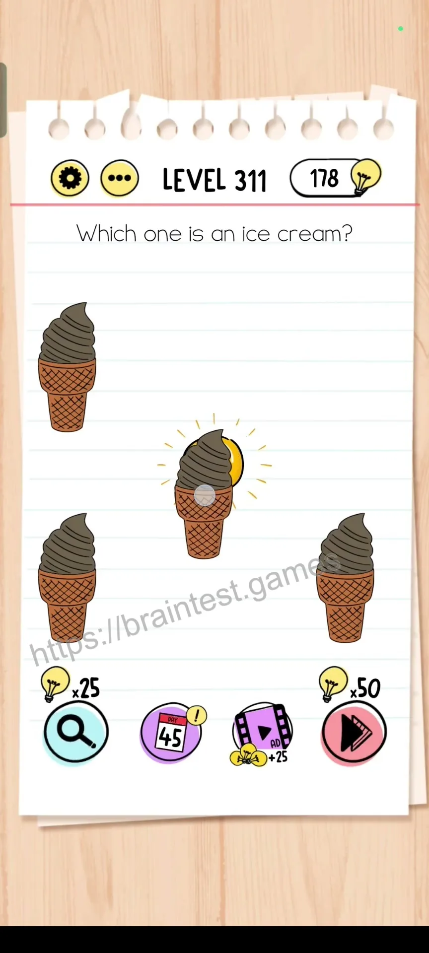 Brain Test Level 311 - Step 1