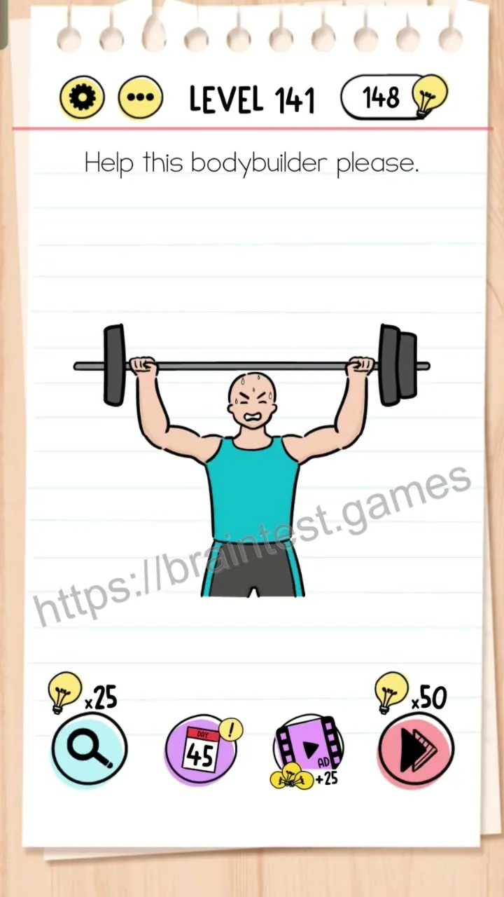Brain Test Level 141 - Step 1
