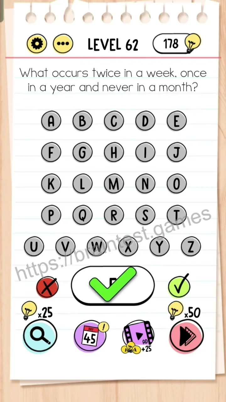 Brain Test Level 62 - Step 2