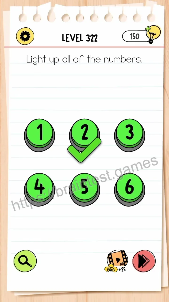 Brain Test Level 322 - Step 2