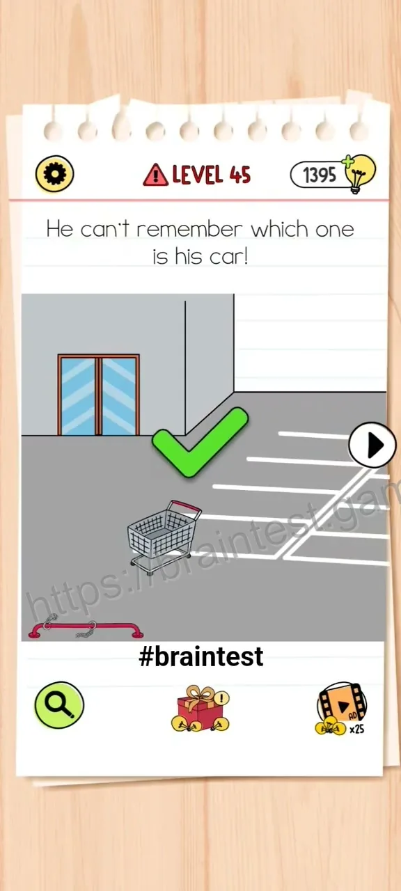Brain Test Level 45 - Step 2