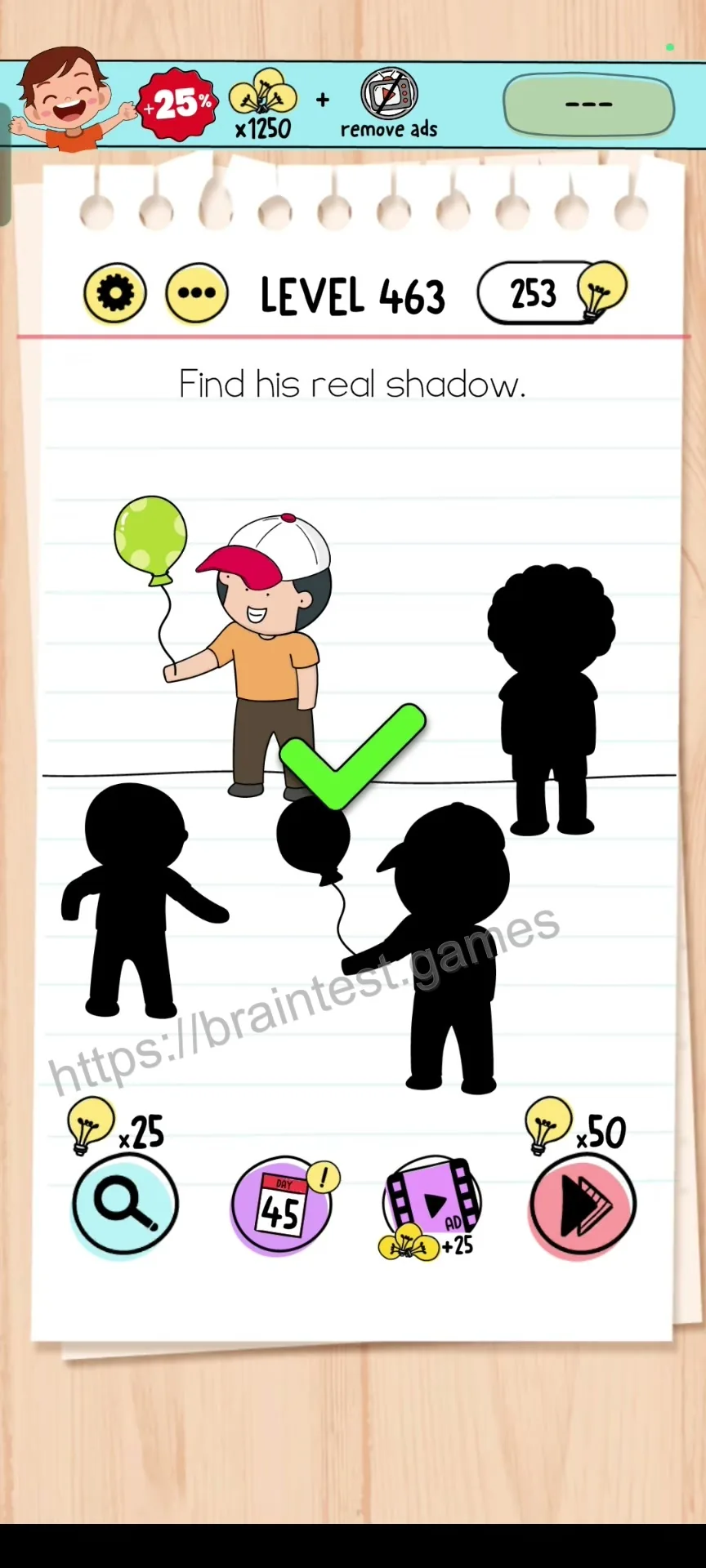 Brain Test Level 463 - Step 2