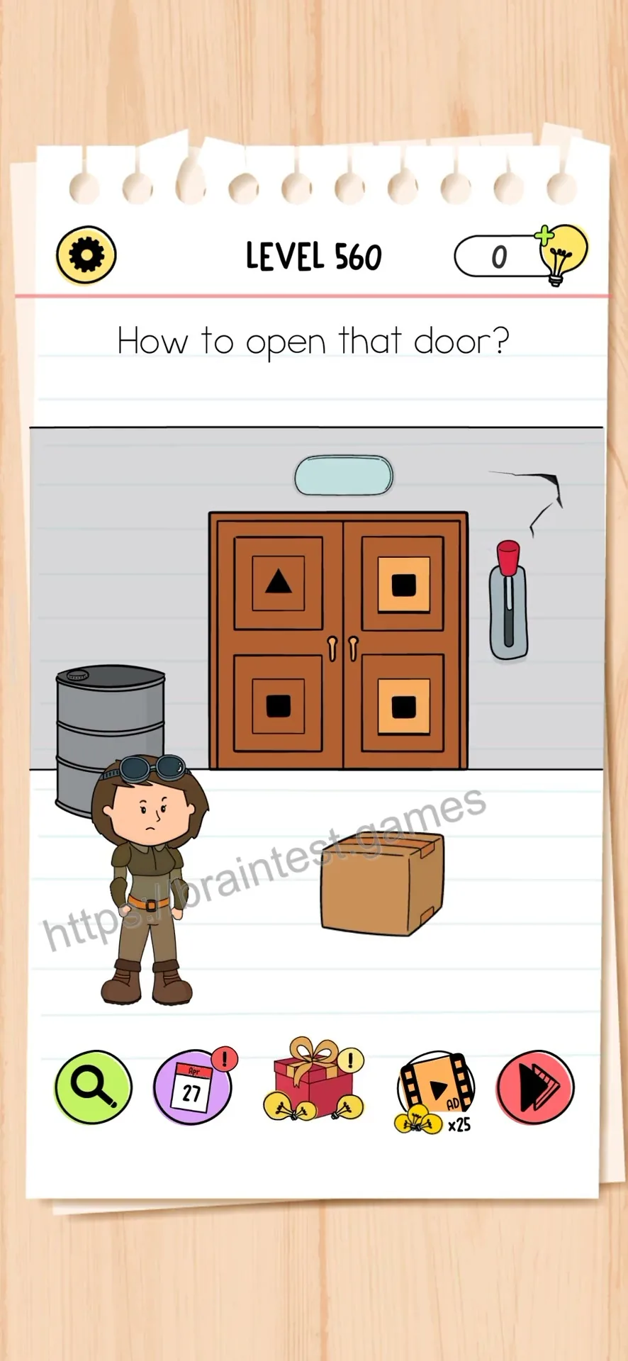 Brain Test Level 560 - Step 1