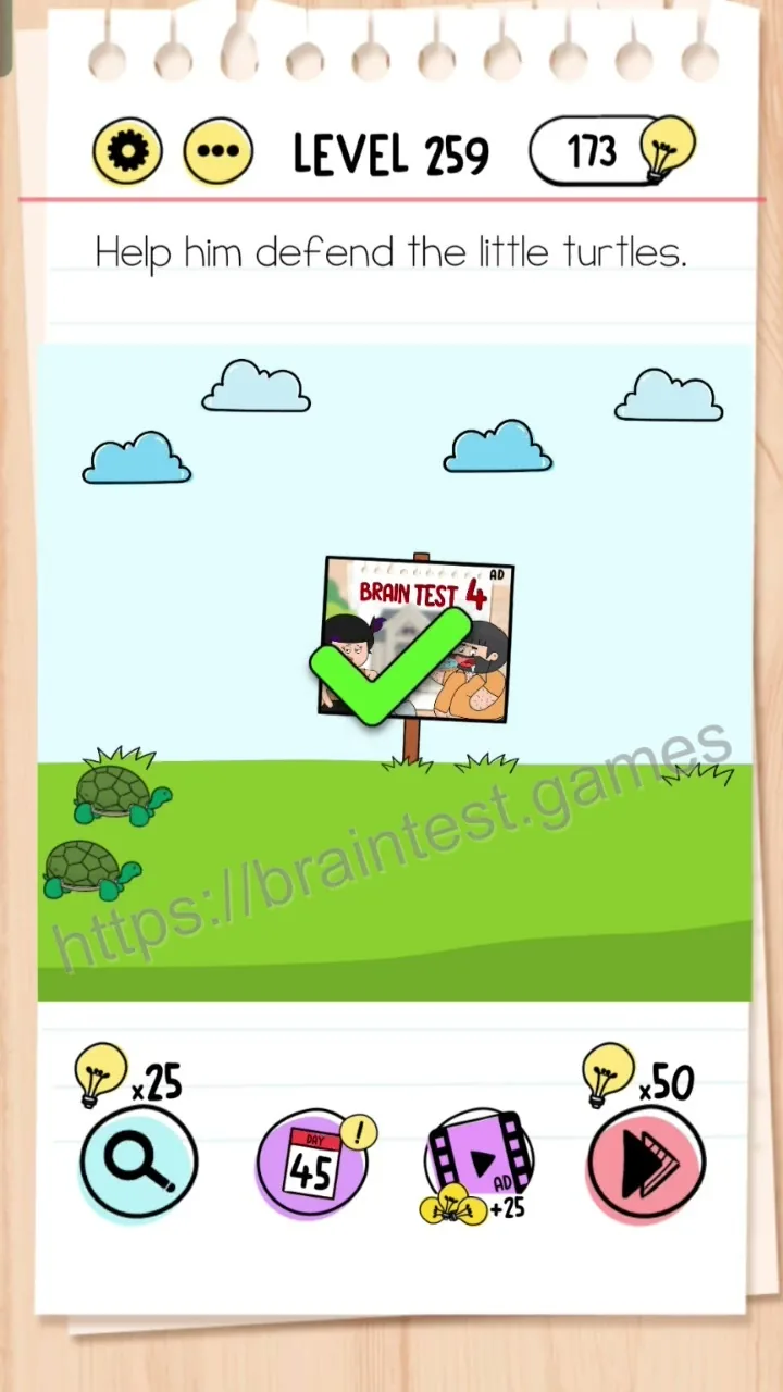 Brain Test Level 259 - Step 2