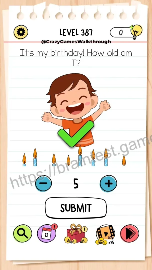 Brain Test Level 387