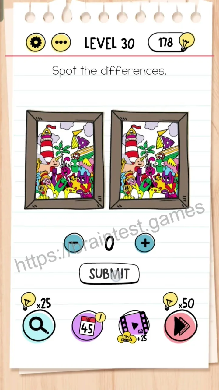 Brain Test Level 30 - Step 1