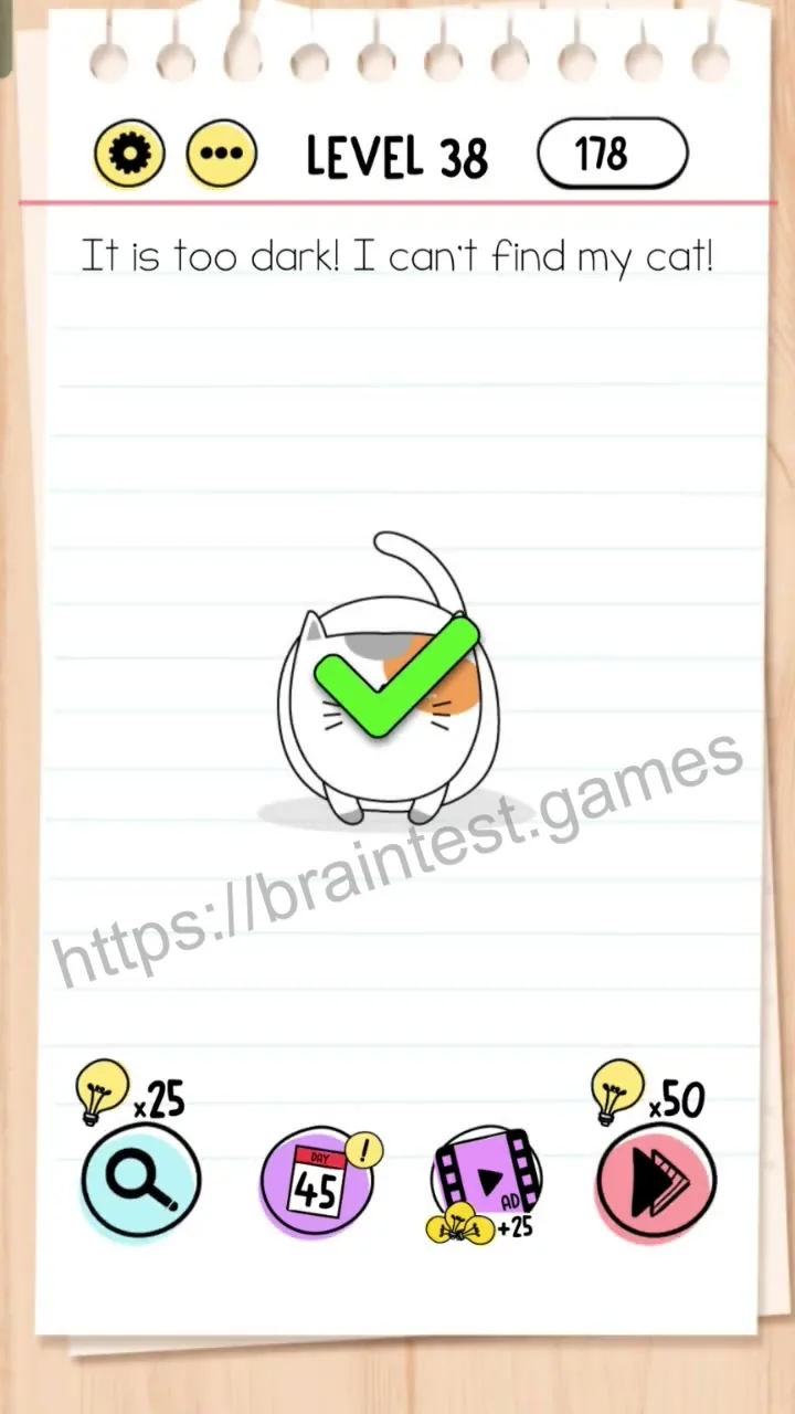 Brain Test Level 38 - Step 2