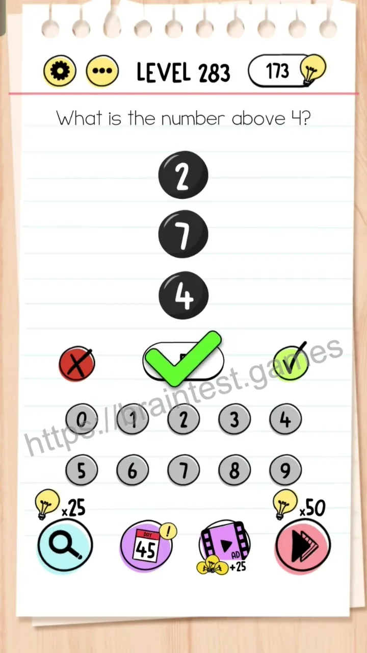 Brain Test Level 283 - Step 2