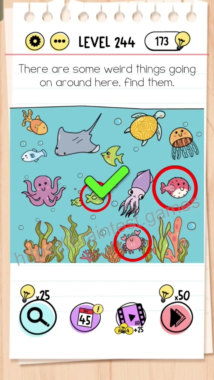 Brain Test Level 244 - Step 2