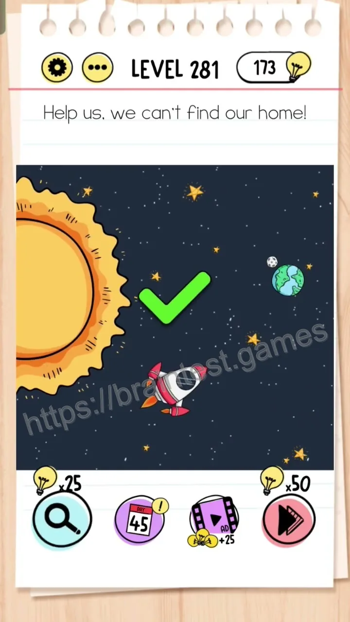Brain Test Level 281 - Step 2