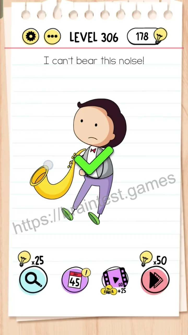 Brain Test Level 306 - Step 2