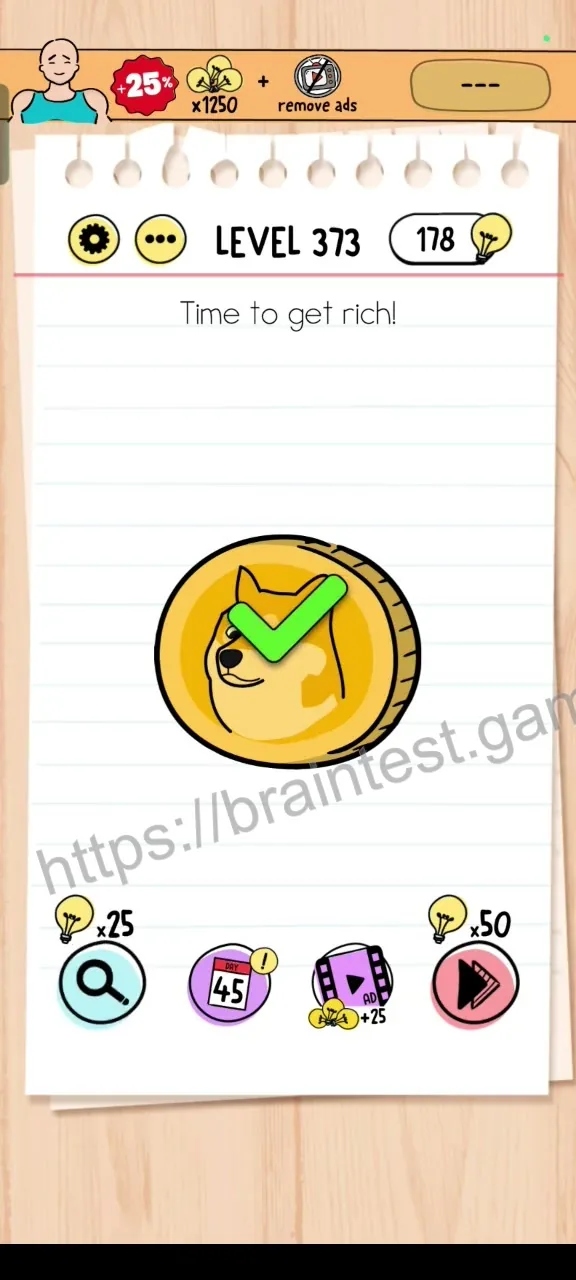 Brain Test Level 373 - Step 2