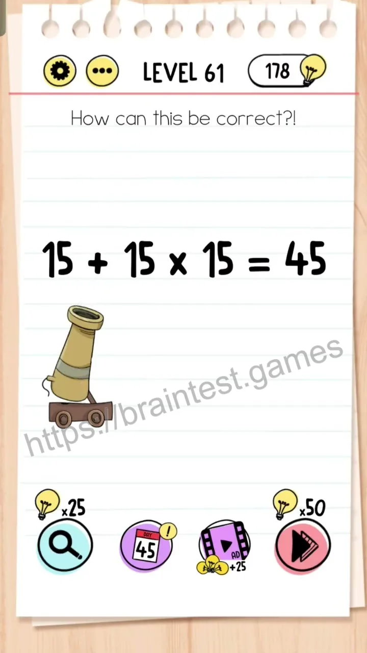 Brain Test Level 61