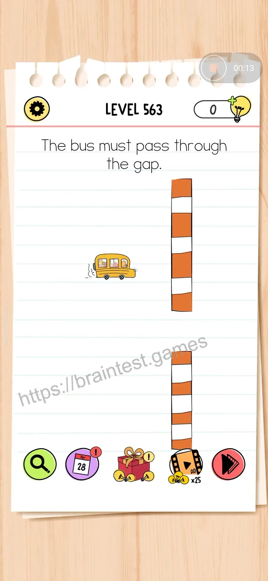 Brain Test Level 563 - Step 1