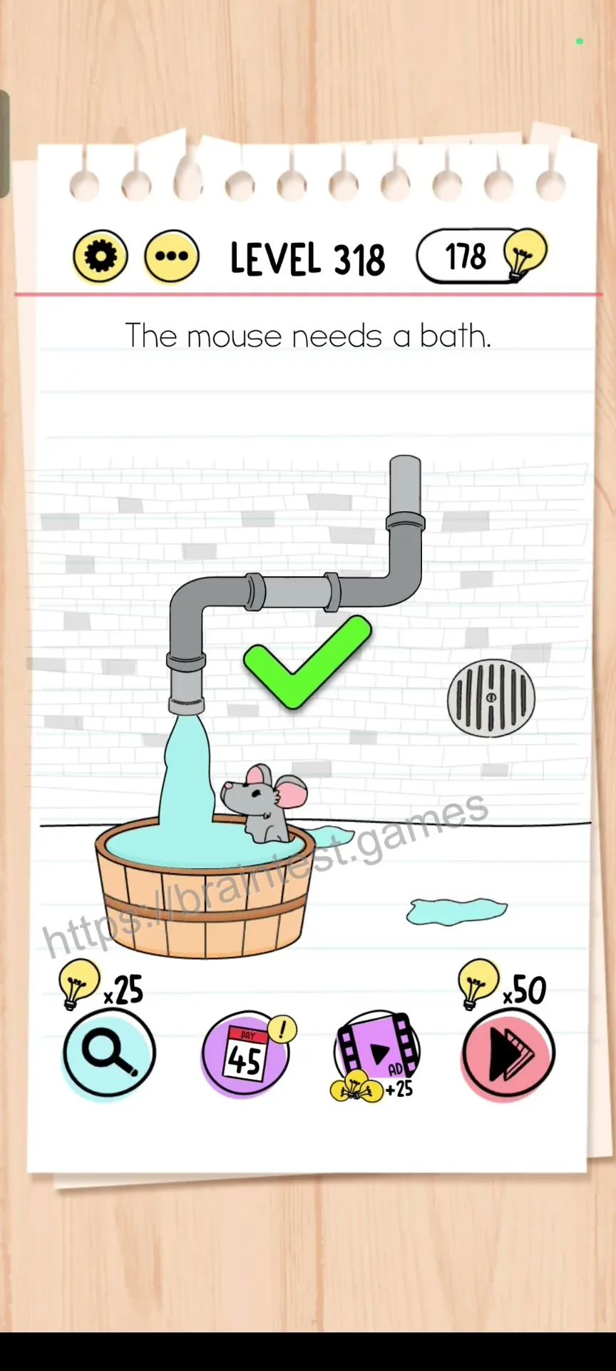 Brain Test Level 318 - Step 2
