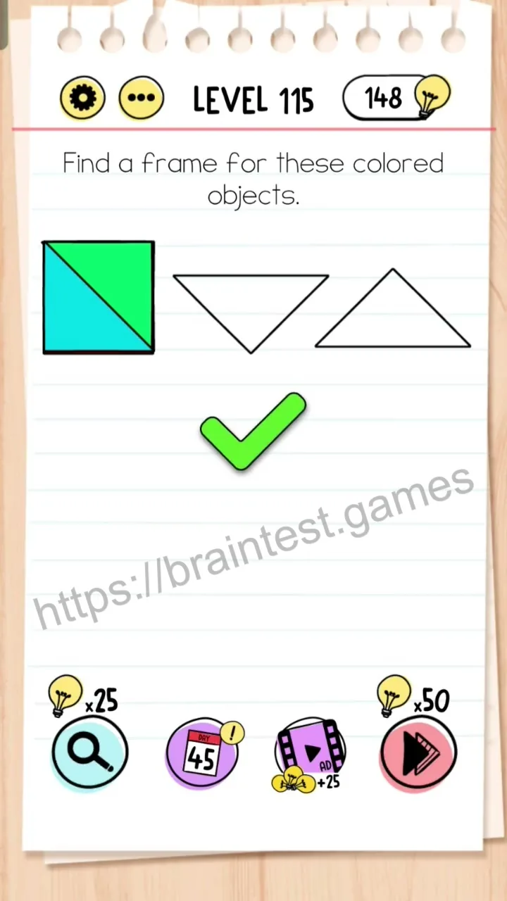 Brain Test Level 115 - Step 2