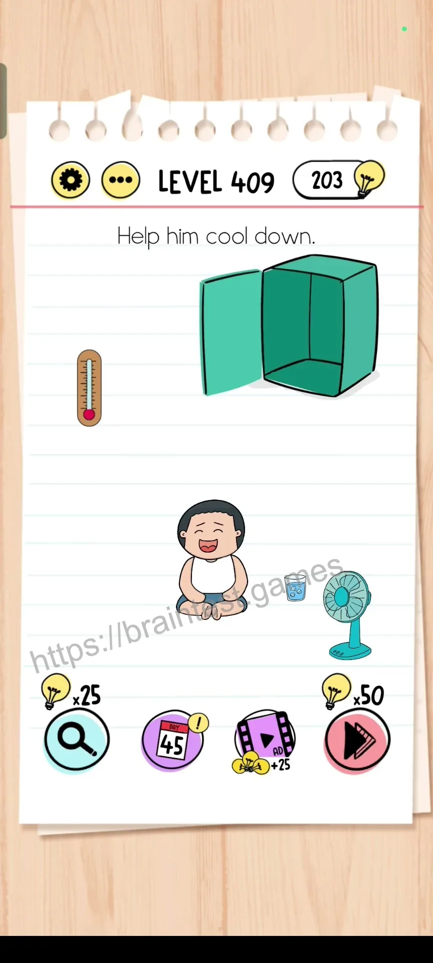Brain Test Level 409 - Step 1