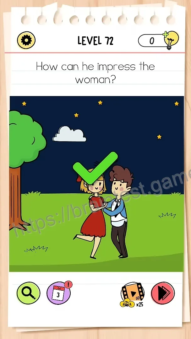 Brain Test Level 72 - Step 2