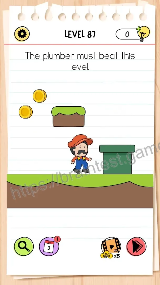 Brain Test Level 87 - Step 1