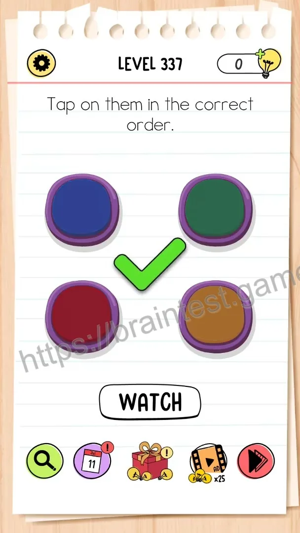 Brain Test Level 337 - Step 2