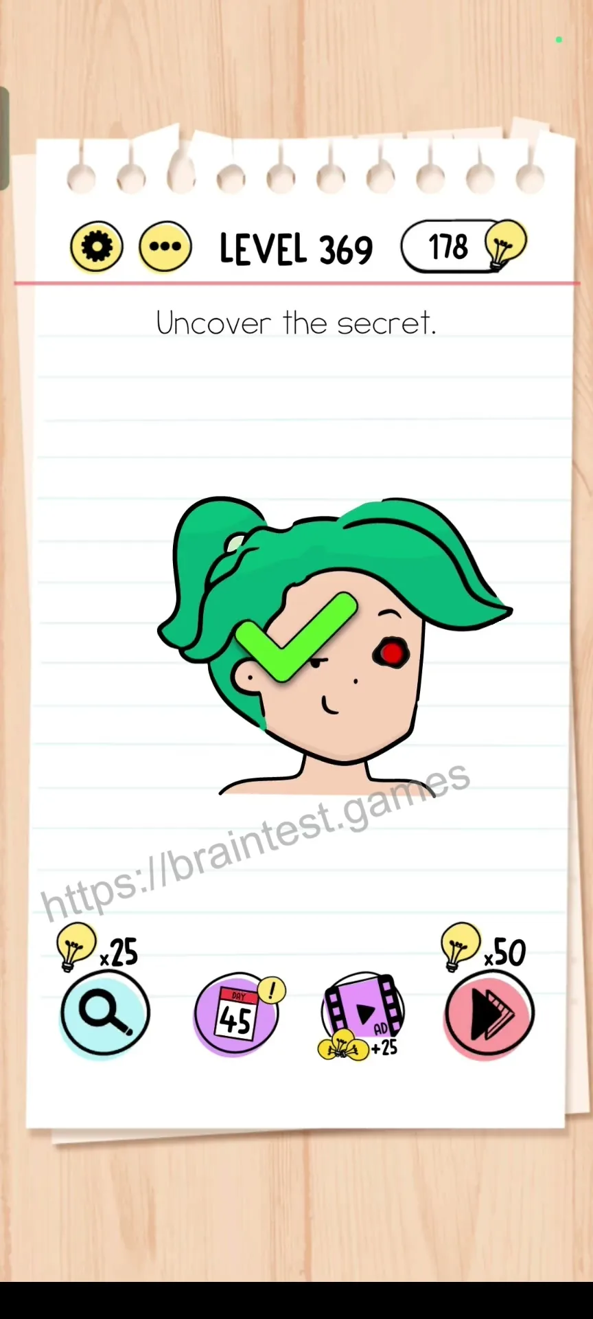 Brain Test Level 369 - Step 2