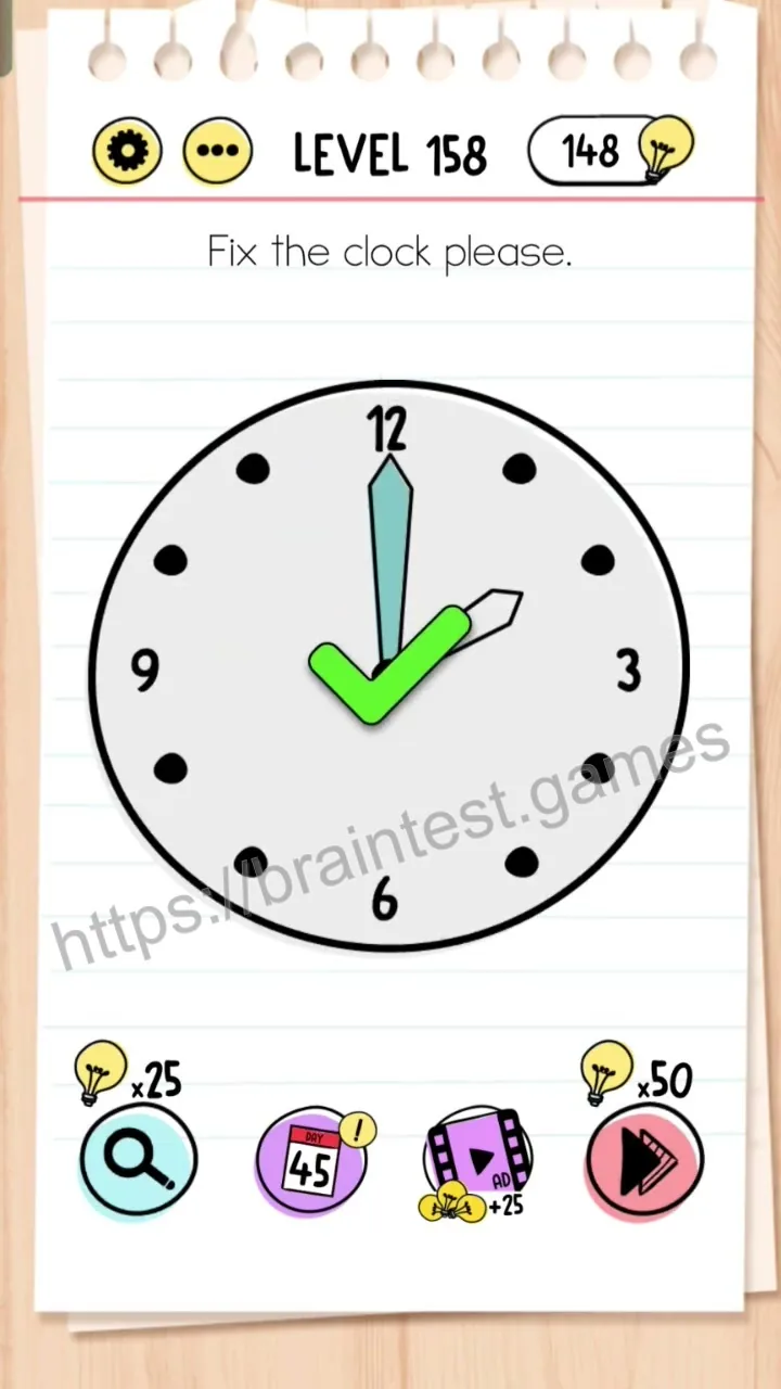 Brain Test Level 158 - Step 2