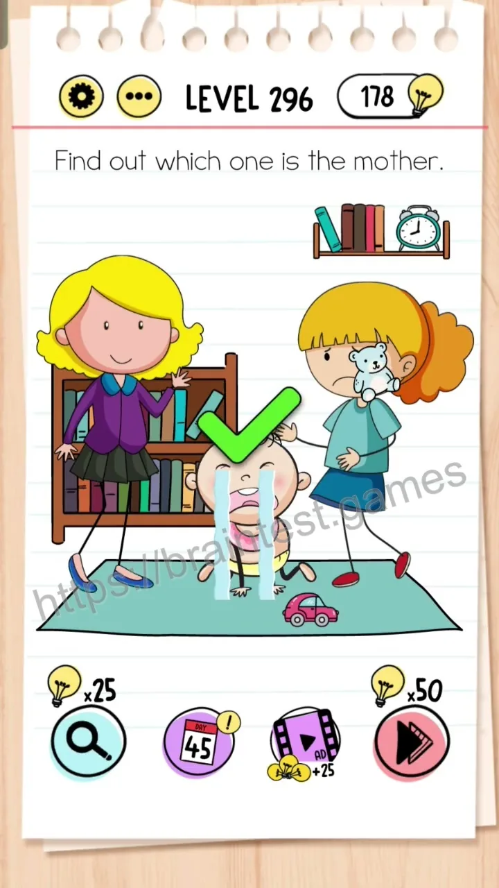 Brain Test Level 296 - Step 2